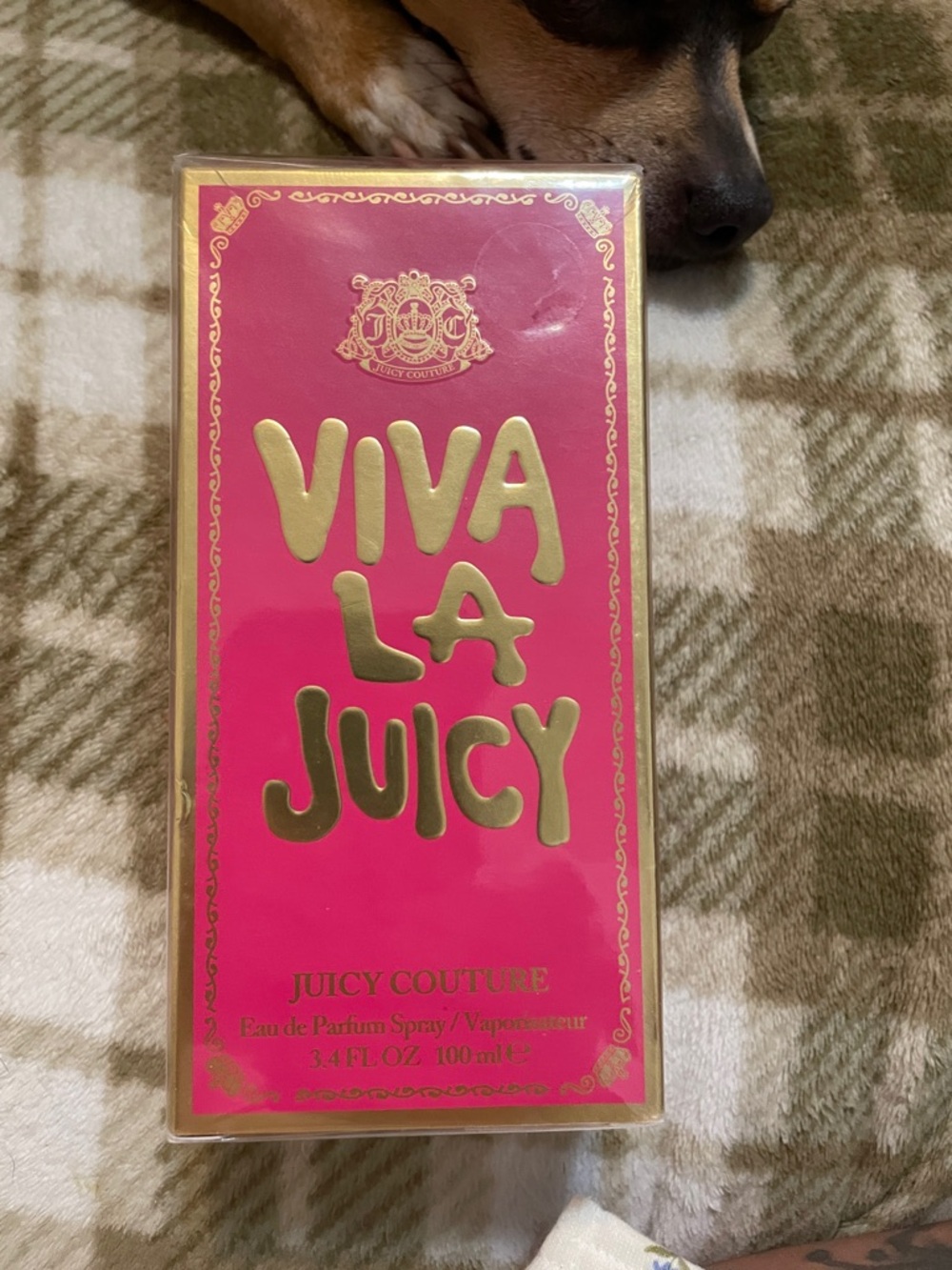 Juicy Couture Viva La Juicy Pink and Gold Fragrance Box  cost 129$ plus shipping